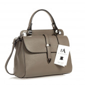 Geanta dama din piele naturala DiAmanti Morenata Taupe Geanta dama din piele naturala DiAmanti Morenata Taupe